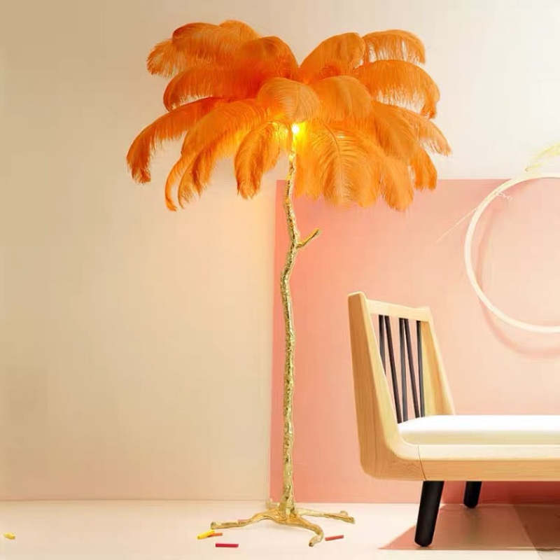 LUMERÉA™ – Ethereal Feather Floor Lamp