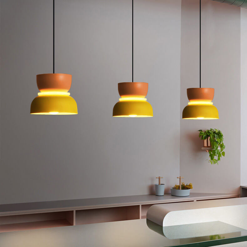 Modern Multicolored LED Pendant Light Fixture