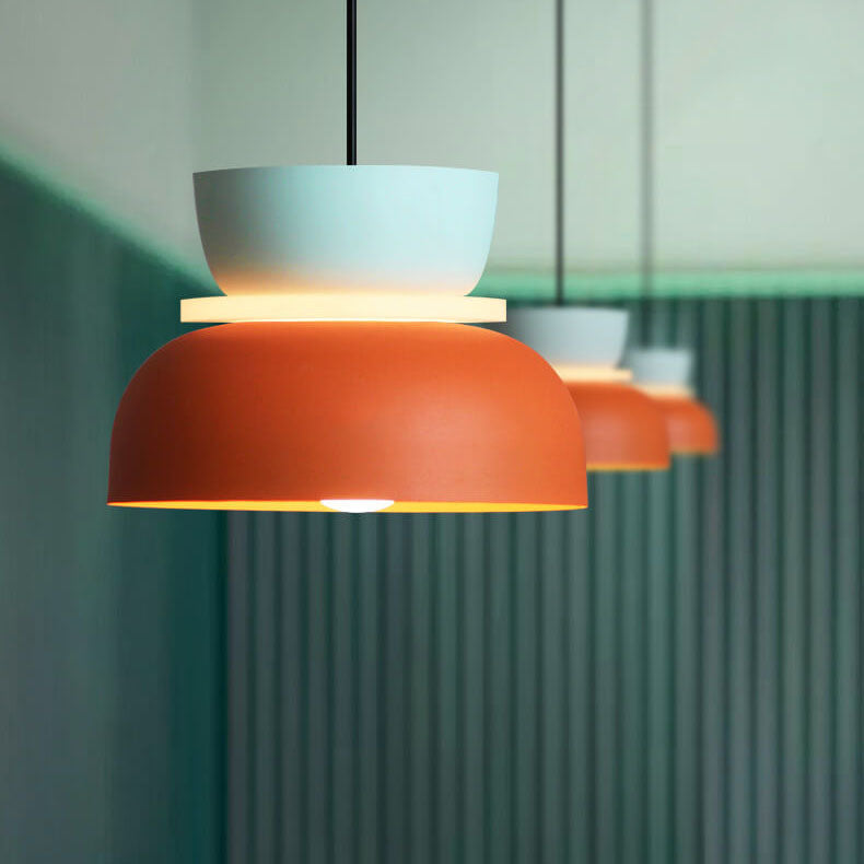 Modern Multicolored LED Pendant Light Fixture