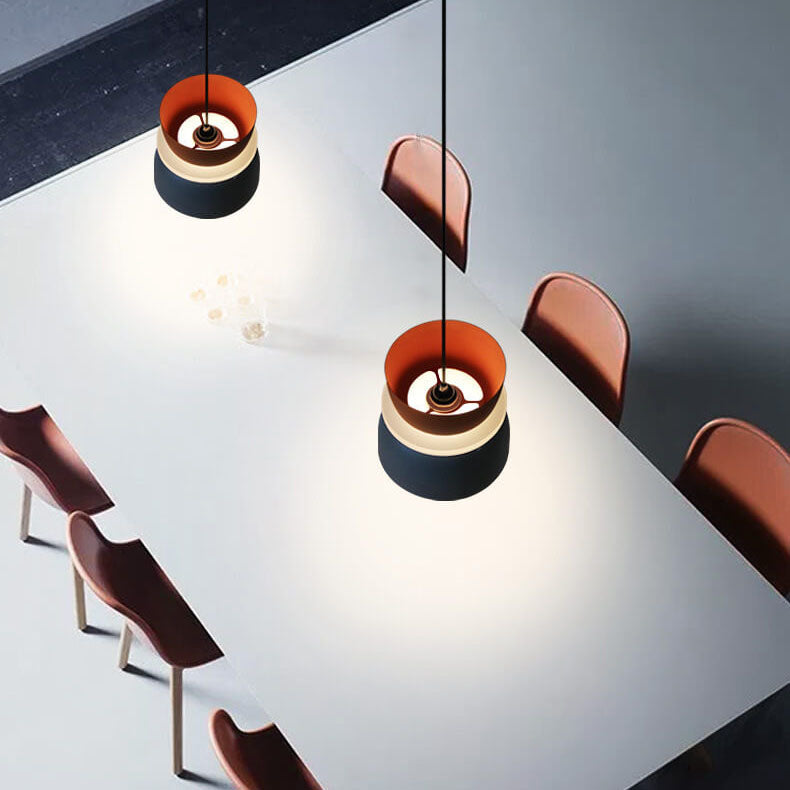 Modern Multicolored LED Pendant Light Fixture