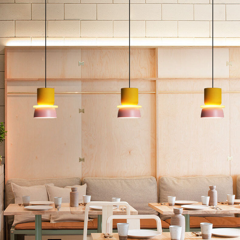 Modern Multicolored LED Pendant Light Fixture