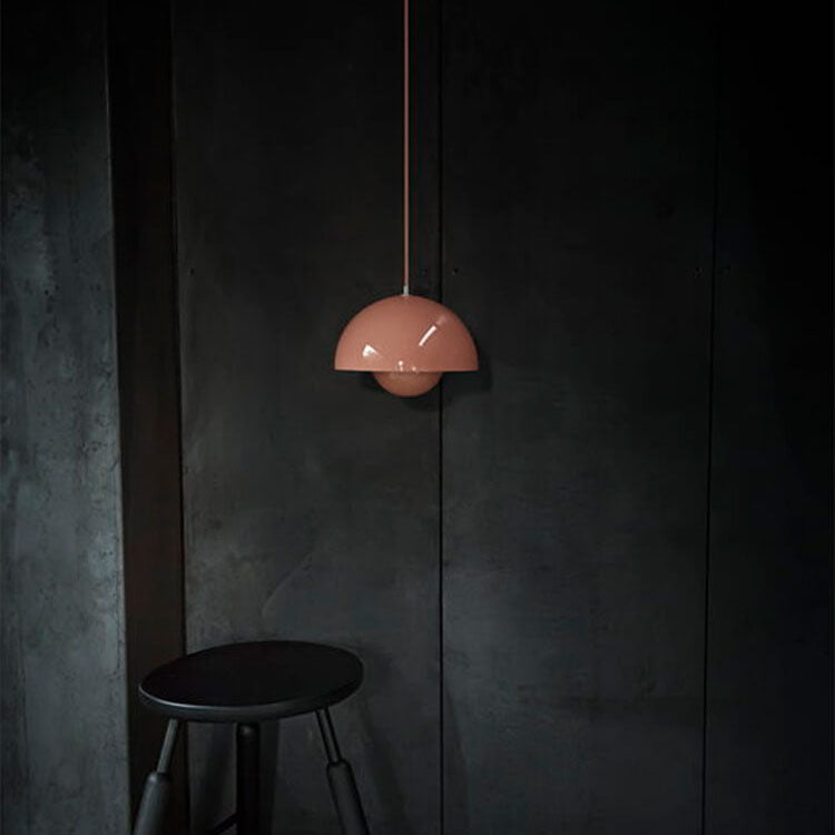 Nordic Multicolored Semicircle Pendant Light