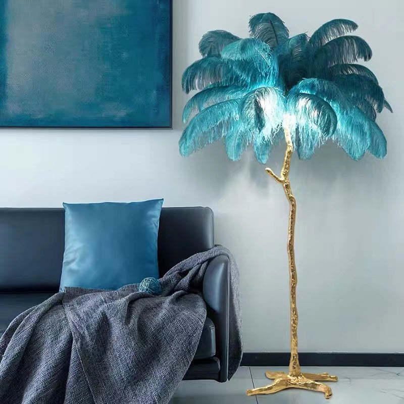 LUMERÉA™ – Ethereal Feather Floor Lamp