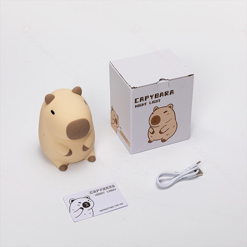 SOFTCAPY™ – Squishy LED Capybara Night Lamp