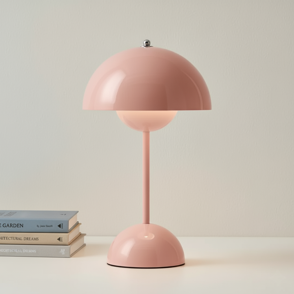 Dimmable Scandinavian Table Lamp with Minimalist Design
