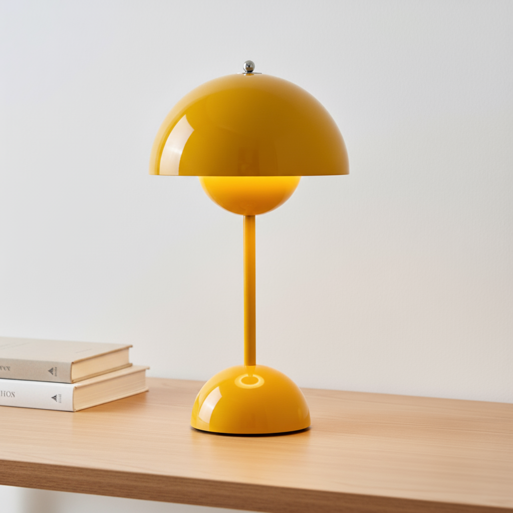Dimmable Scandinavian Table Lamp with Minimalist Design