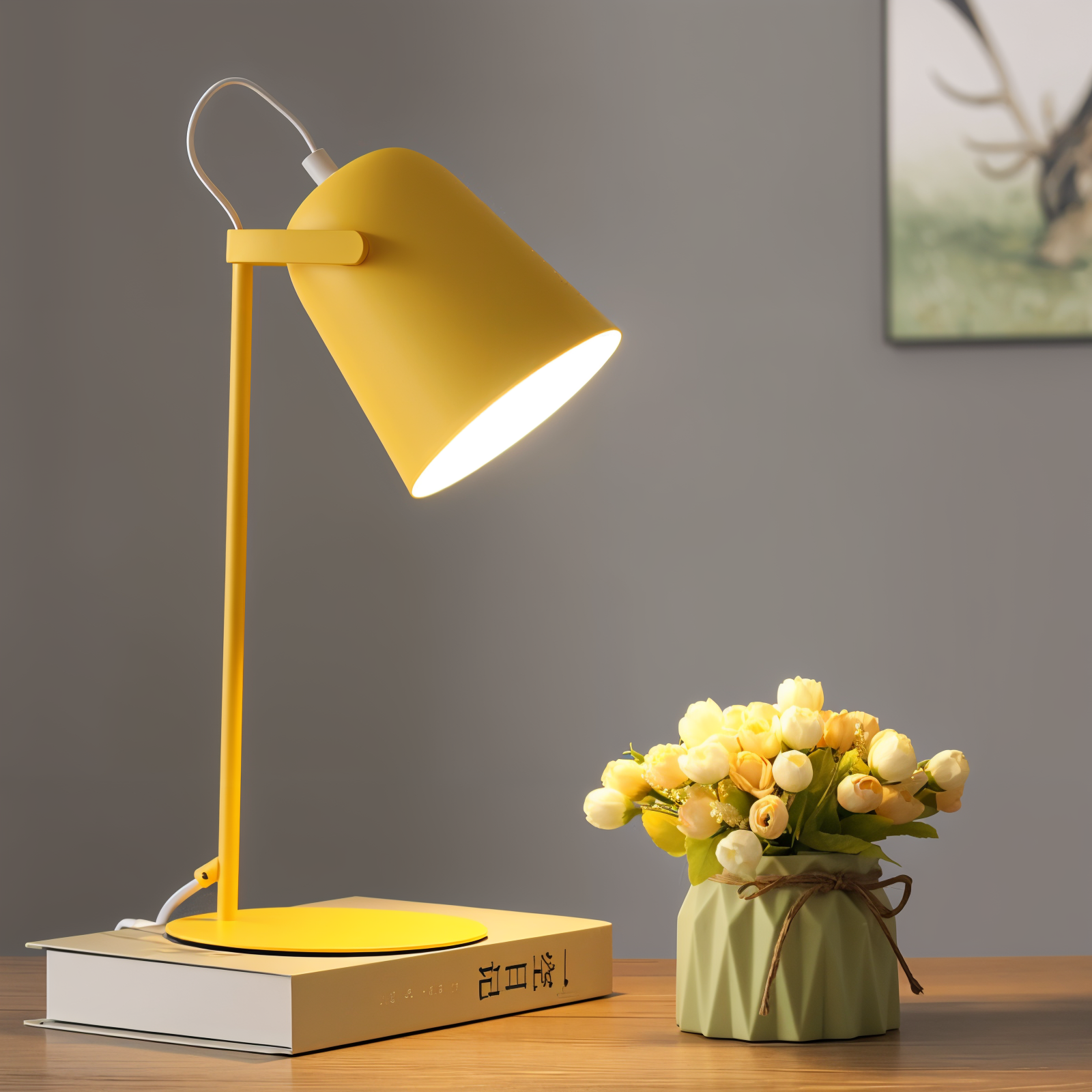 Adjustable LED Desk Lamp with Colorful Design