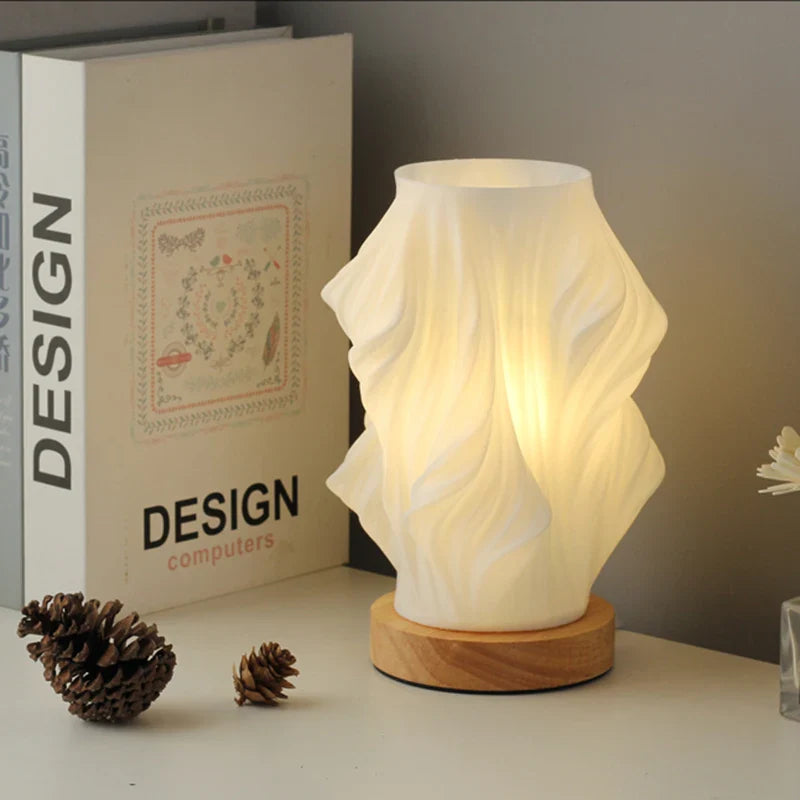LumiWave™ Sculpted USB Table Lamp