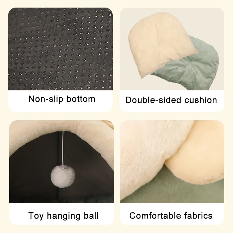 FLUFFDEN™ – CARTOON COMFY PET SLEEPING BED