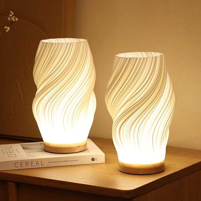 LumiWave™ Sculpted USB Table Lamp
