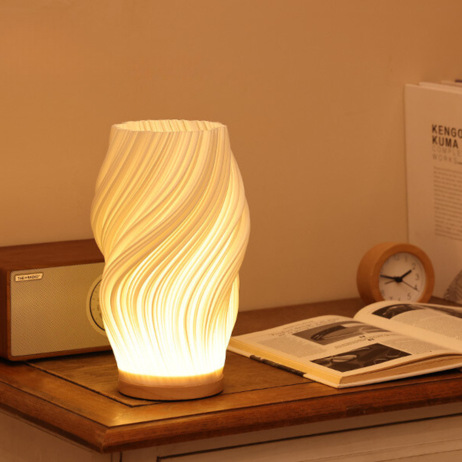 LumiWave™ Sculpted USB Table Lamp