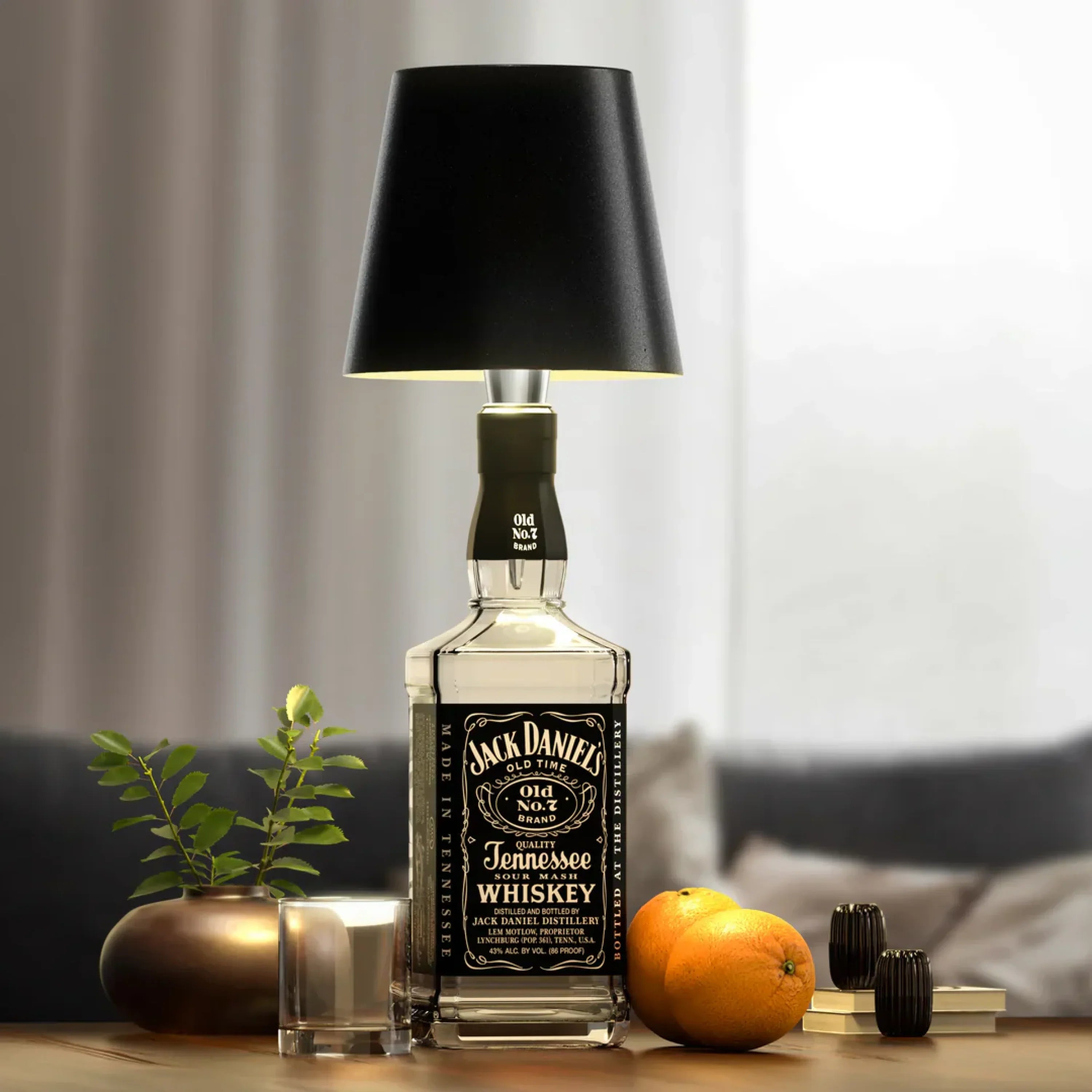 SOLO GLO™ – Cordless Bottle Lamp for Ambient Glow