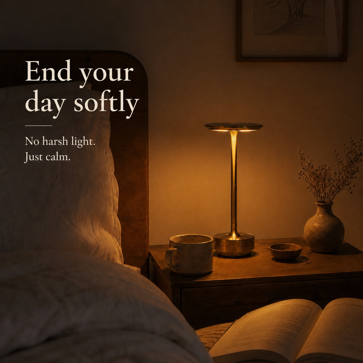 AuraGlow™ – The Golden Hour Lamp