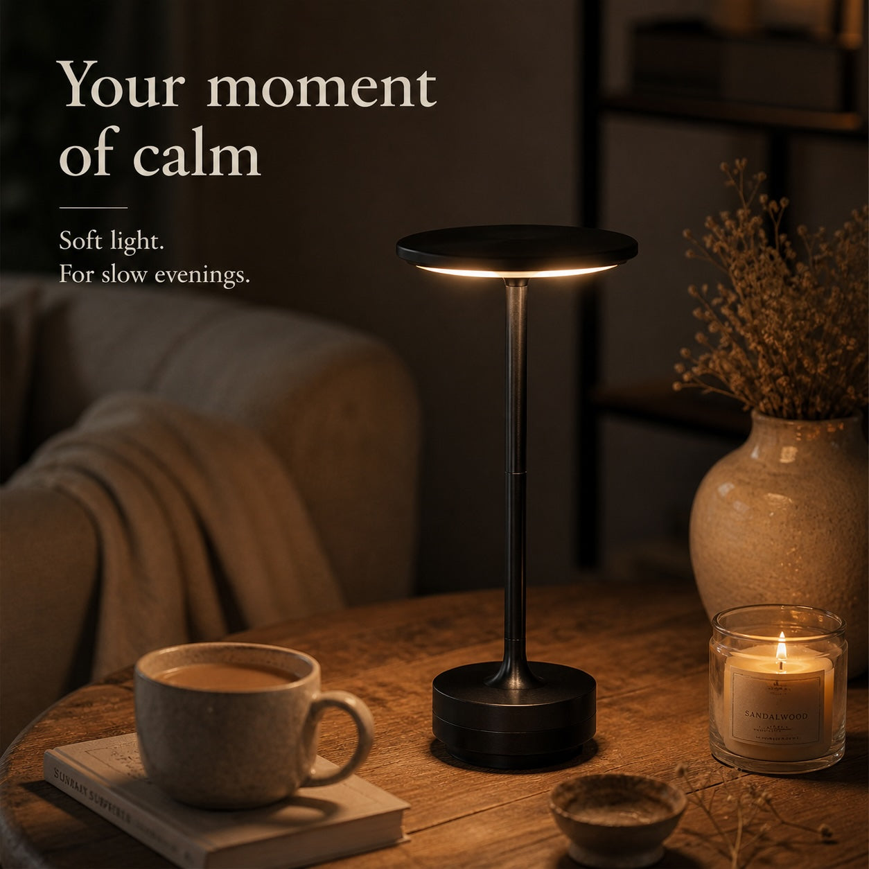 AuraGlow™ – The Golden Hour Lamp