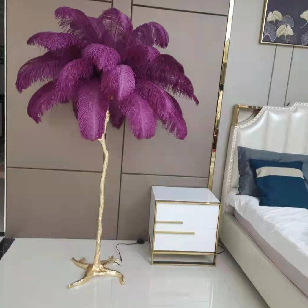 LUMERÉA™ – Ethereal Feather Floor Lamp
