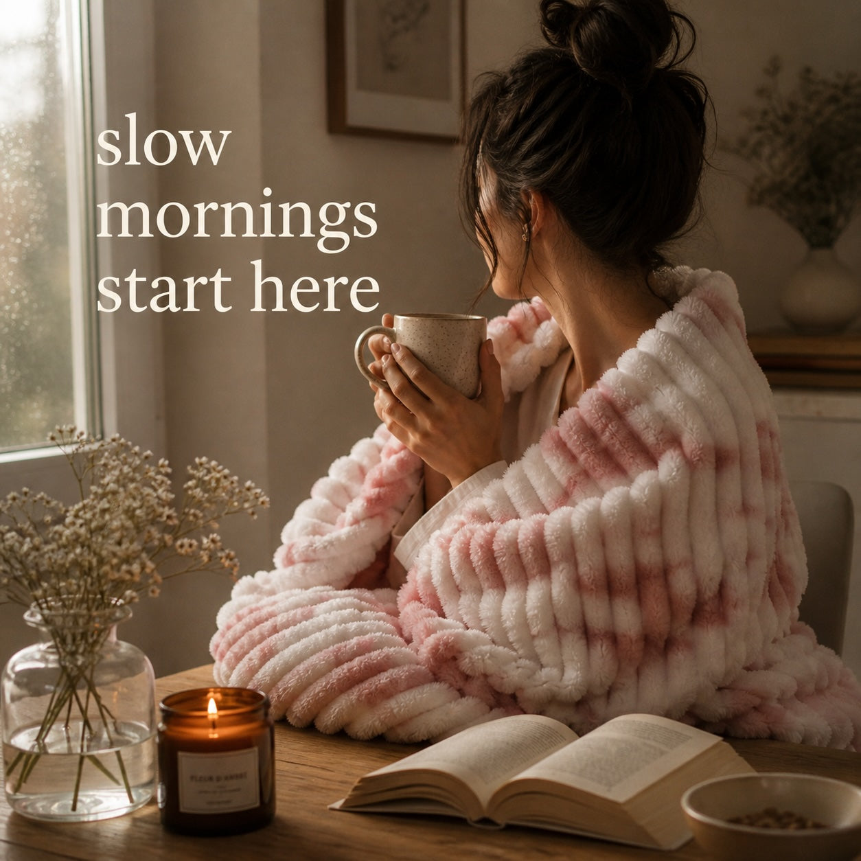 The Burrow Blanket™ — Ribbed Faux Fur Throw