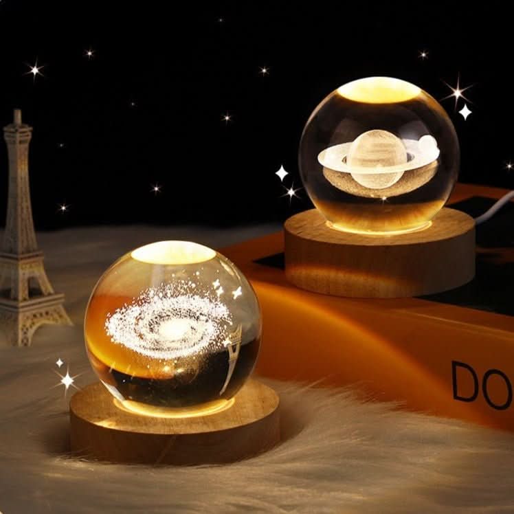 LUMIVORA™ – 3D Galaxy Crystal Sphere Lamp