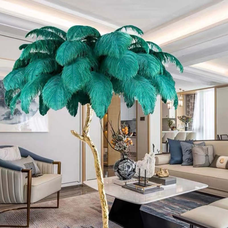 LUMERÉA™ – Ethereal Feather Floor Lamp