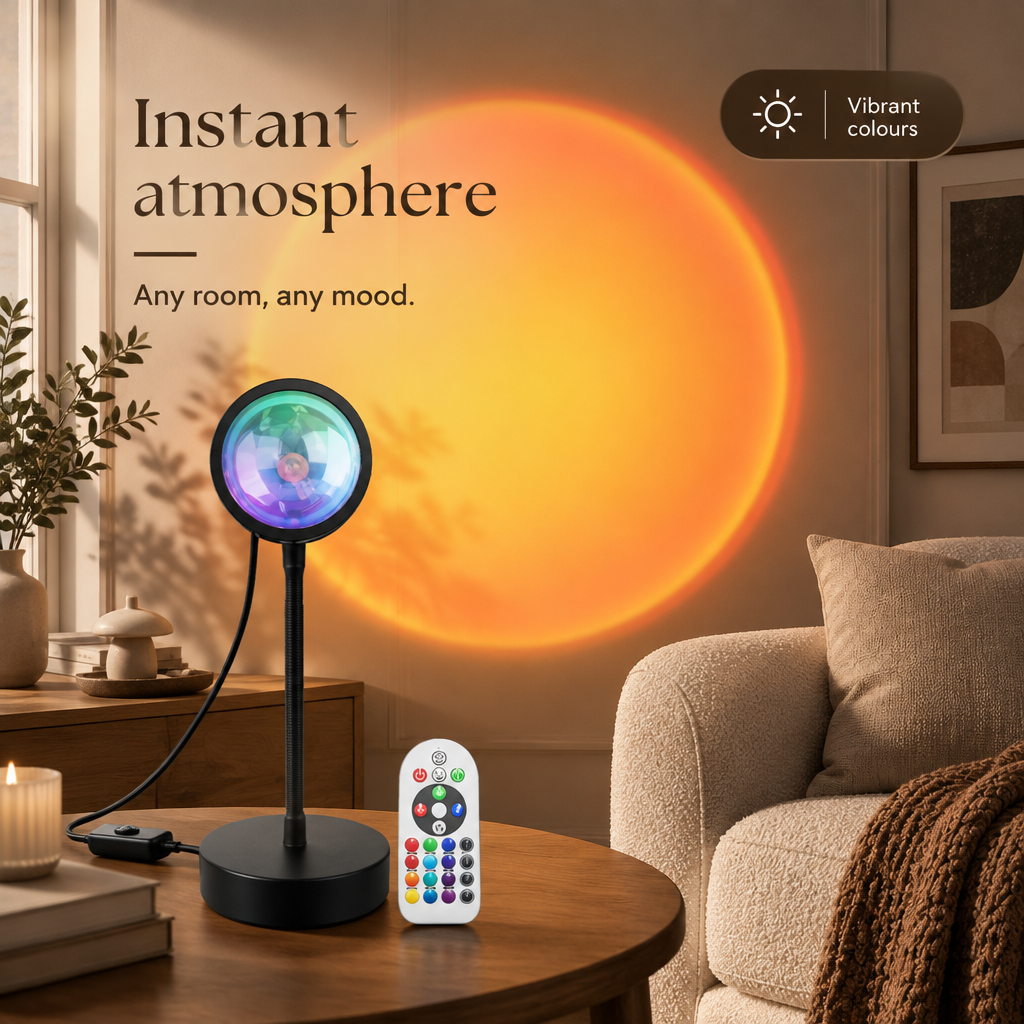Sunset Glow Projection Lamp