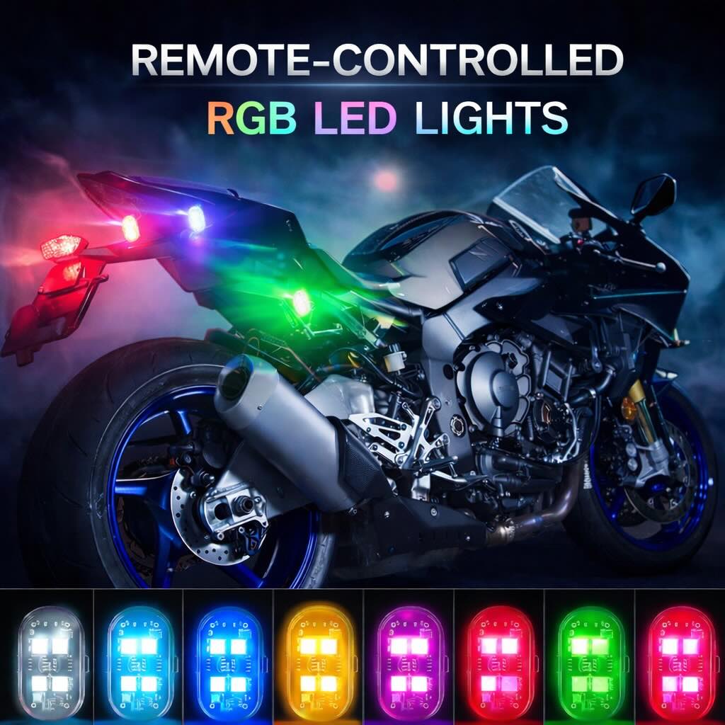 FLARELUX™ – WIRELESS RGB CAR LED LIGHTING KIT