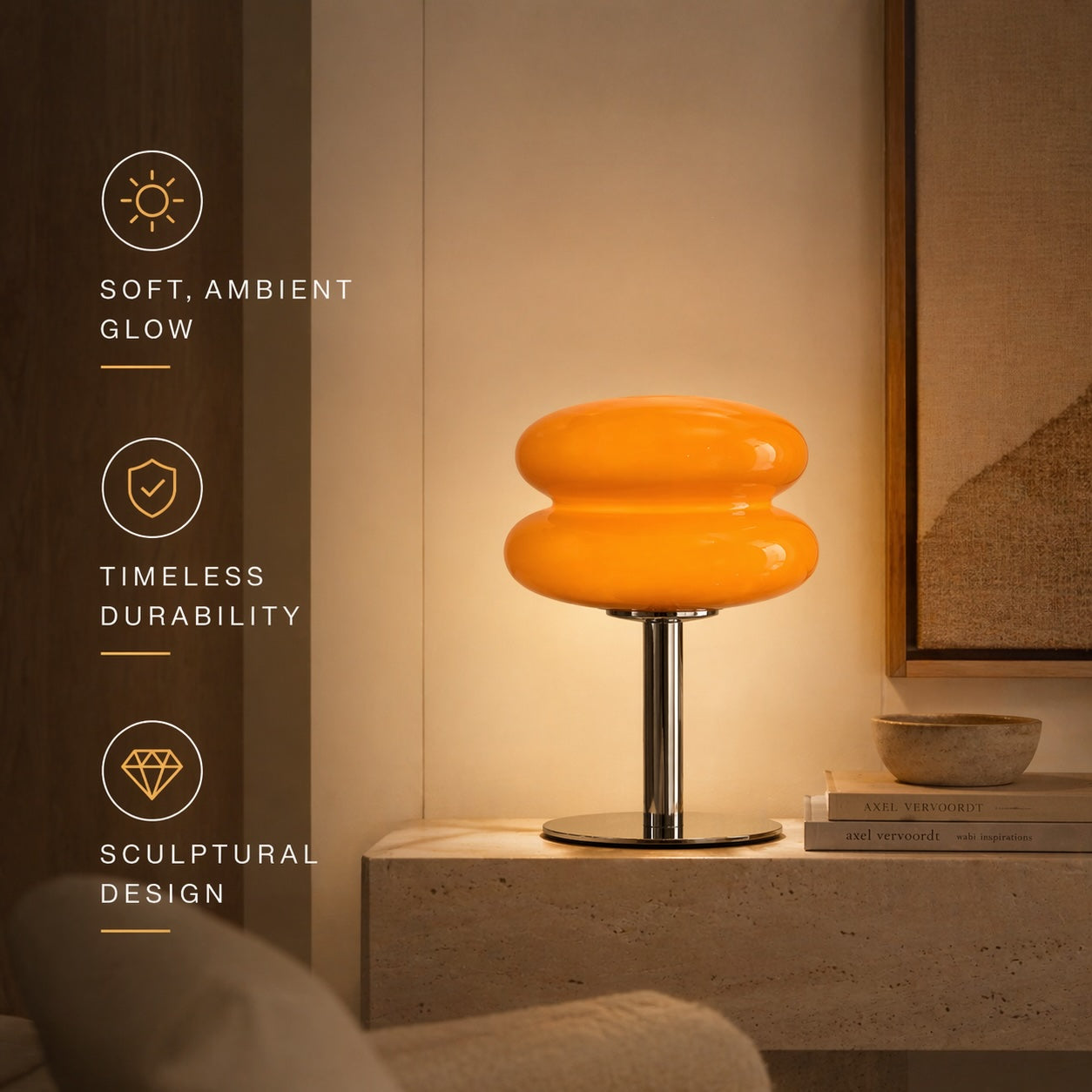 Mushroom Lamp™ | Dimmable Retro Glow