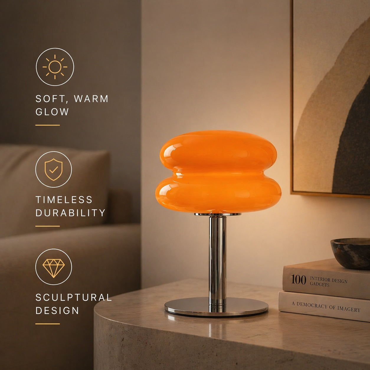 Mushroom Lamp™ | Dimmable Retro Glow