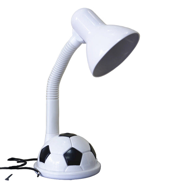 LED Desk Lamp with Flexible Arm and Soccer Base – USB Powered