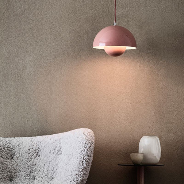 Modern Metal Pendant Light with Globe Design
