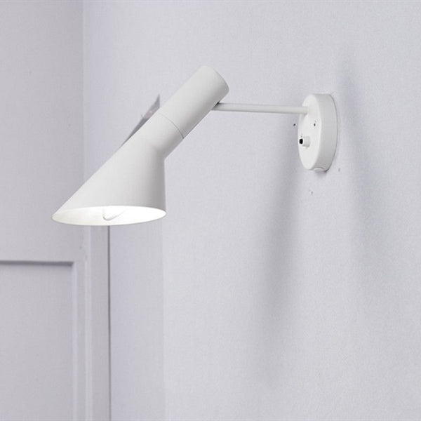 Wall Lamp with Cone-Shaped Shade – Industrial Design