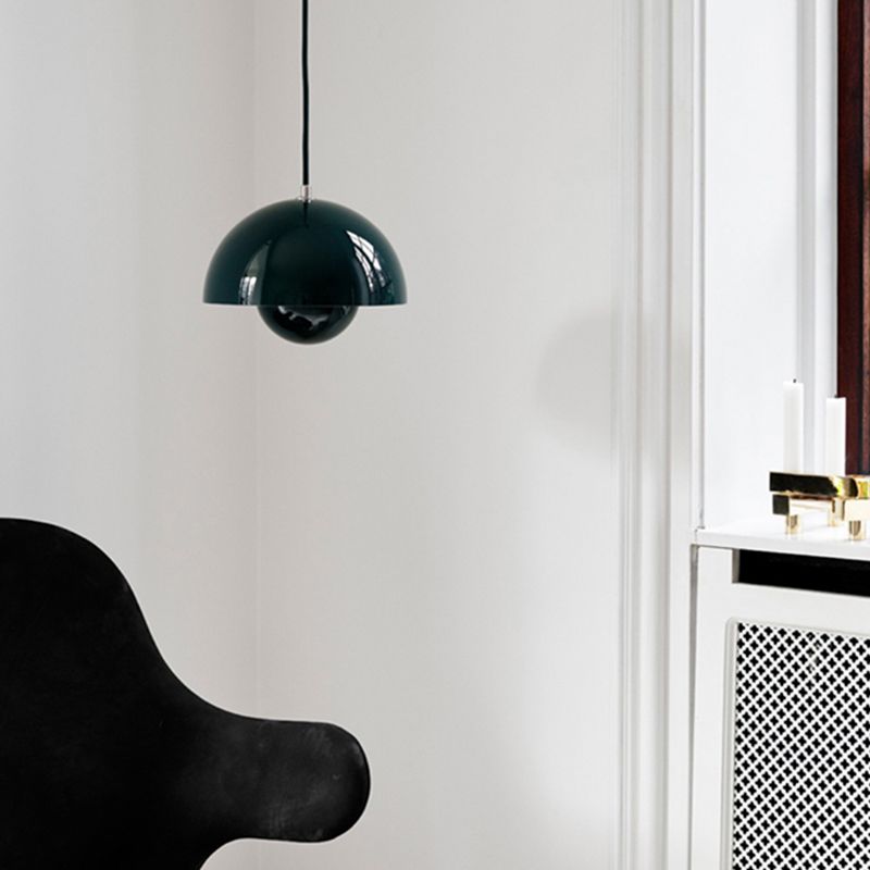 Modern Metal Pendant Light with Globe Design