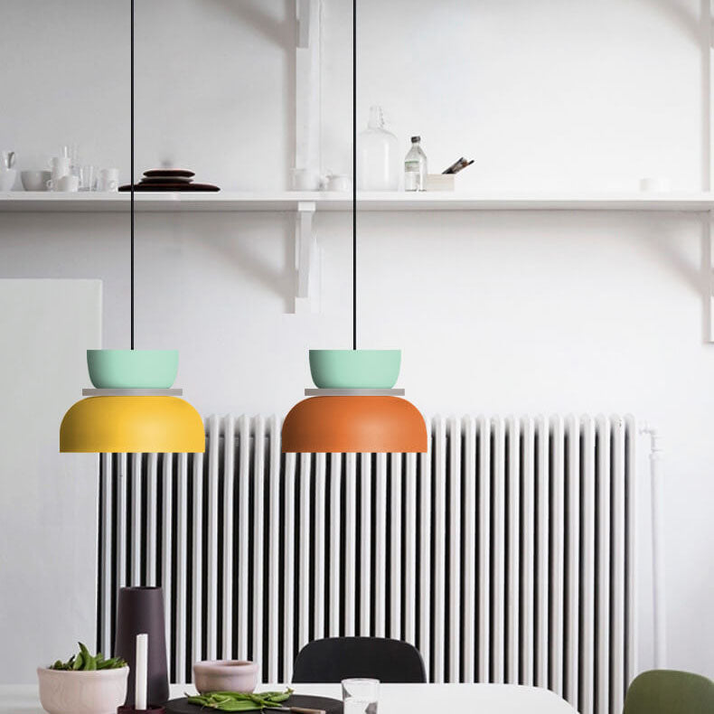 Modern Multicolored LED Pendant Light Fixture