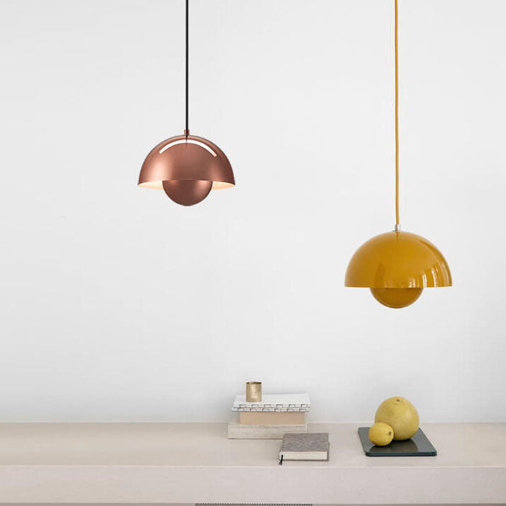 Nordic Multicolored Semicircle Pendant Light