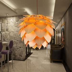 Pendant Light with Pinecone-Shaped Design