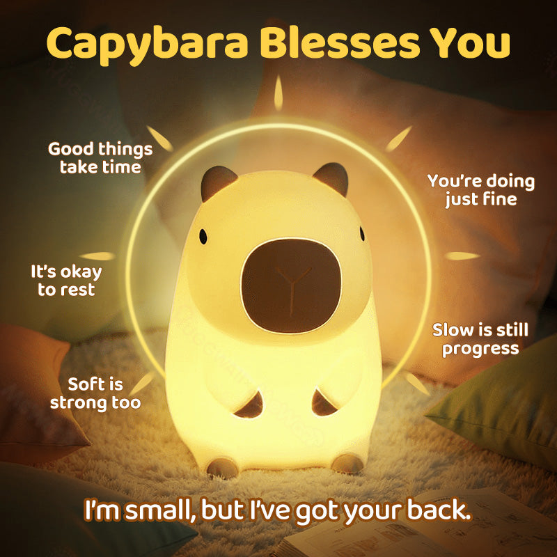 SOFTCAPY™ – Squishy LED Capybara Night Lamp