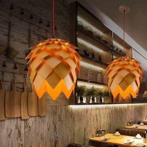 Pendant Light with Pinecone-Shaped Design