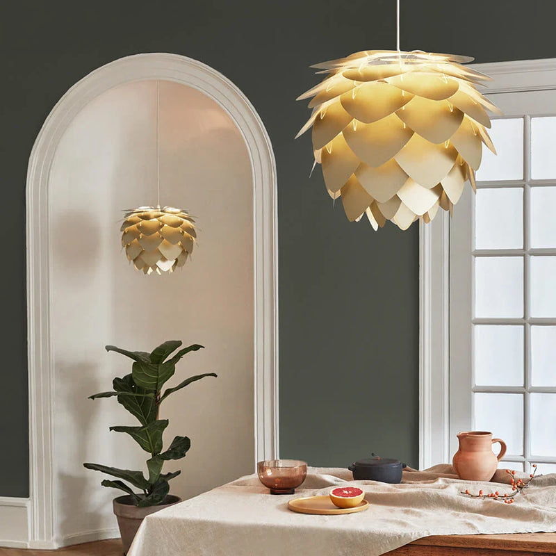 Pendant Light with Pinecone-Shaped Design