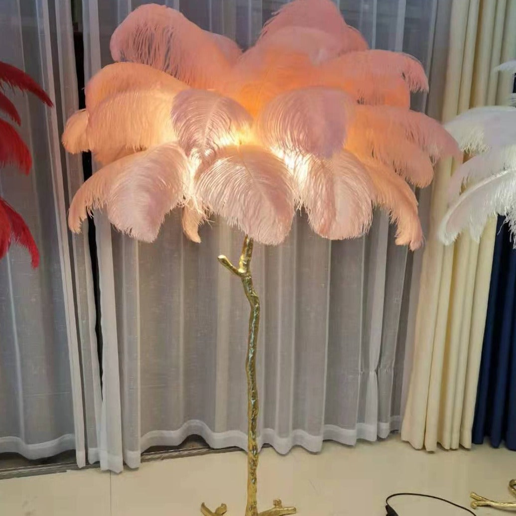 LUMERÉA™ – Ethereal Feather Floor Lamp
