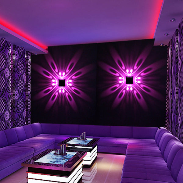 LED Wall Light with Adjustable Colors