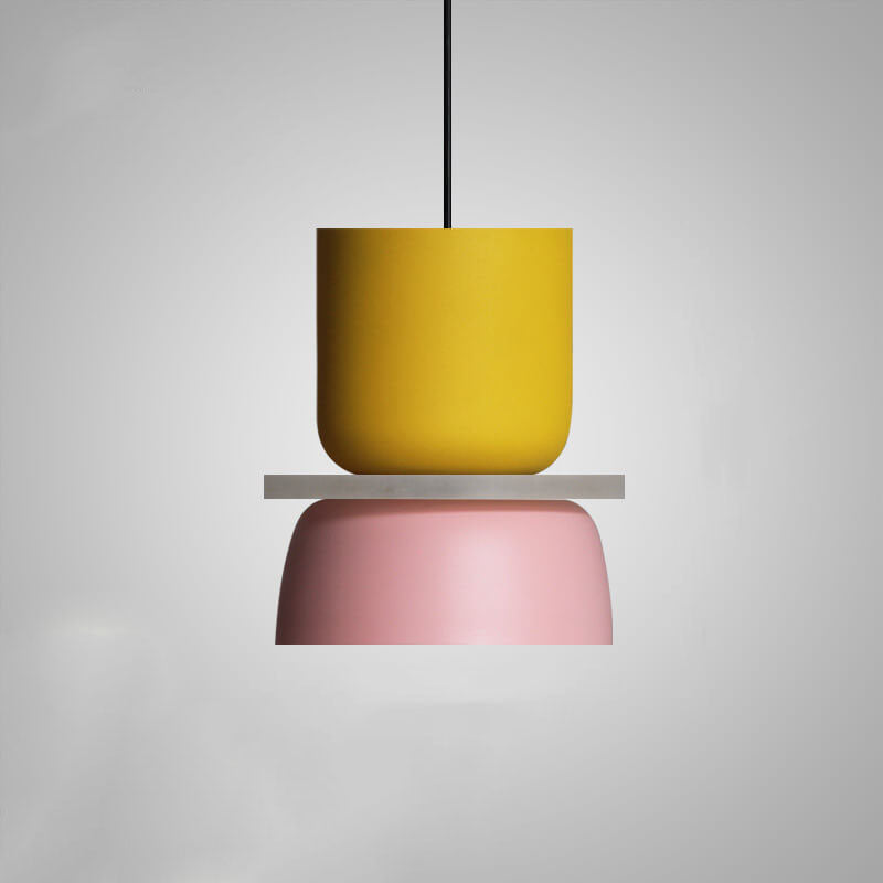 Modern Multicolored LED Pendant Light Fixture