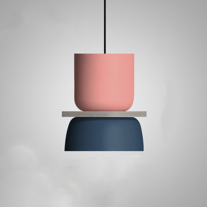 Modern Multicolored LED Pendant Light Fixture