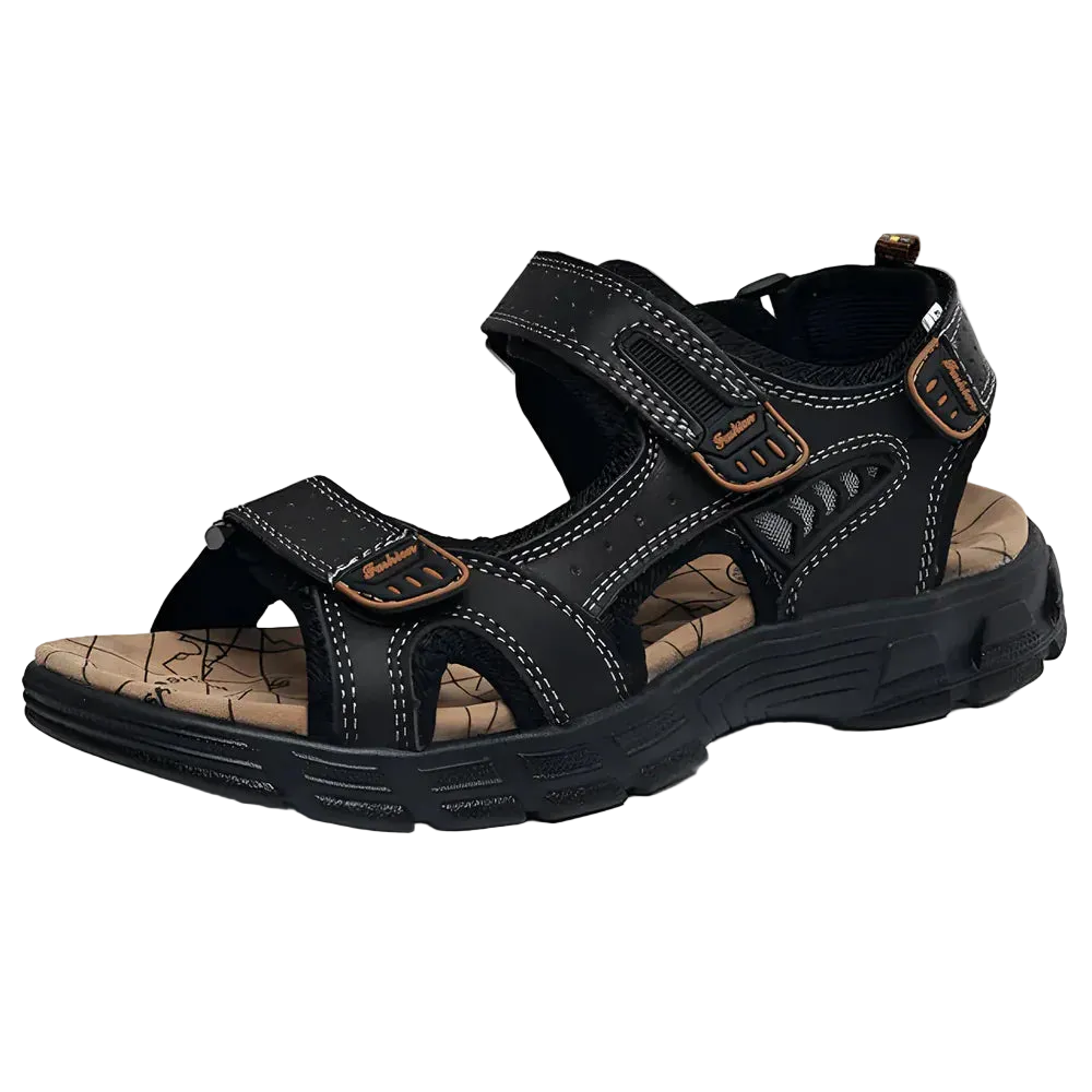 NomadFlex: Orthopedic Leather Sandals