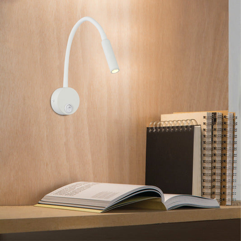 Minimalist LED Wall Lamp with Flexible Arm – Warm Light