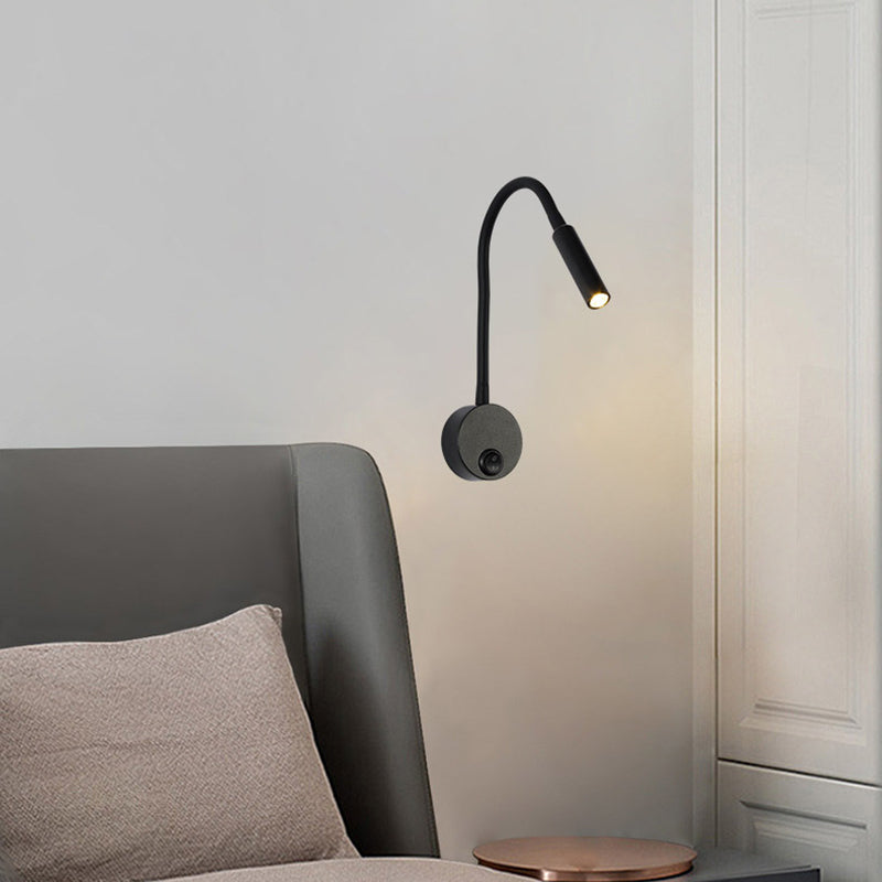 Minimalist LED Wall Lamp with Flexible Arm – Warm Light