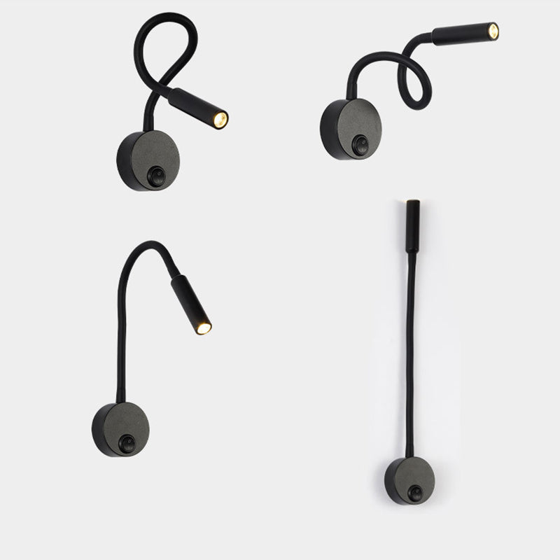 Minimalist LED Wall Lamp with Flexible Arm – Warm Light