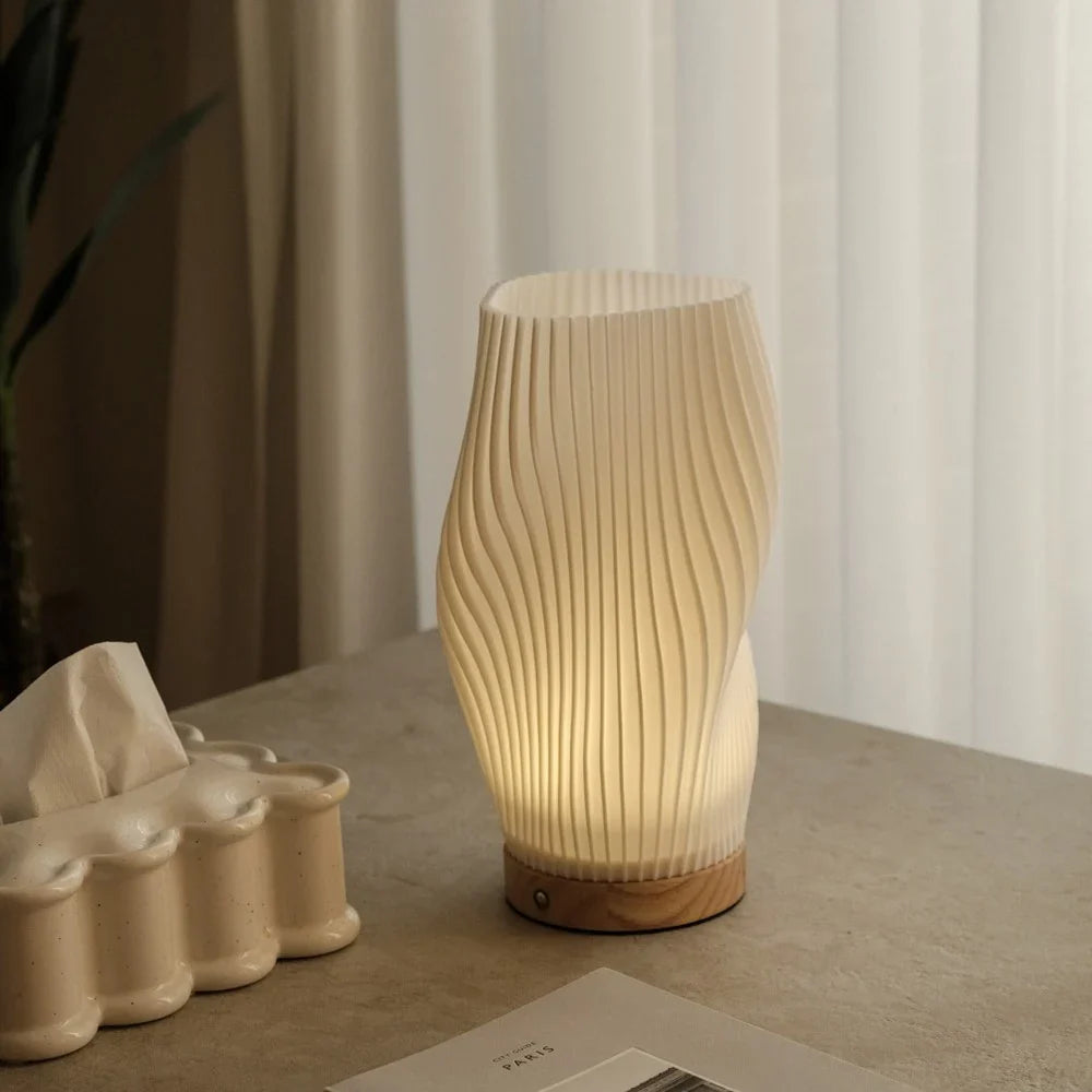 LumiWave™ Sculpted USB Table Lamp