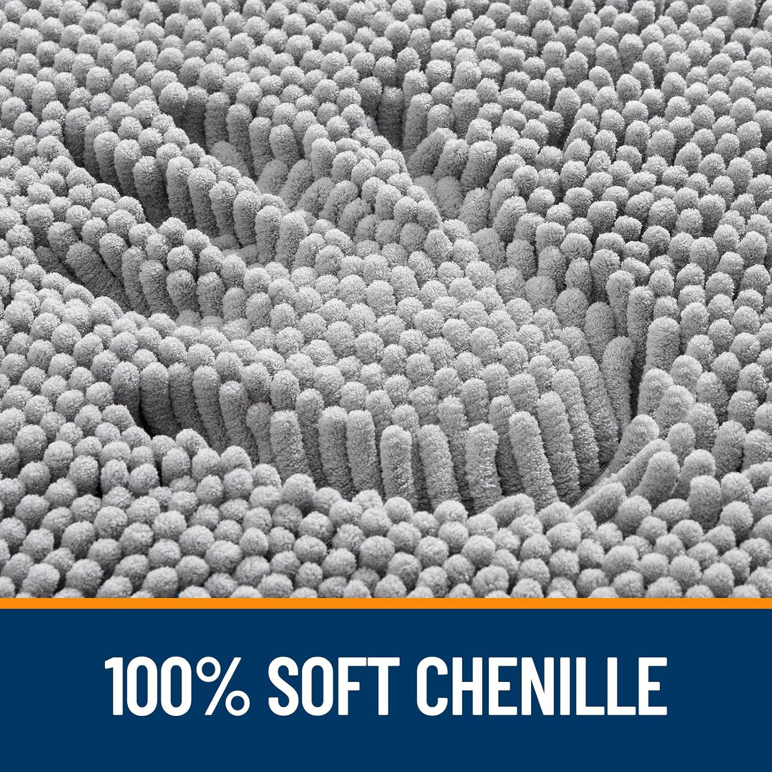 SoftHaven™ – Ultra Soft Chenille Bath Mat for Spa-Like Comfort