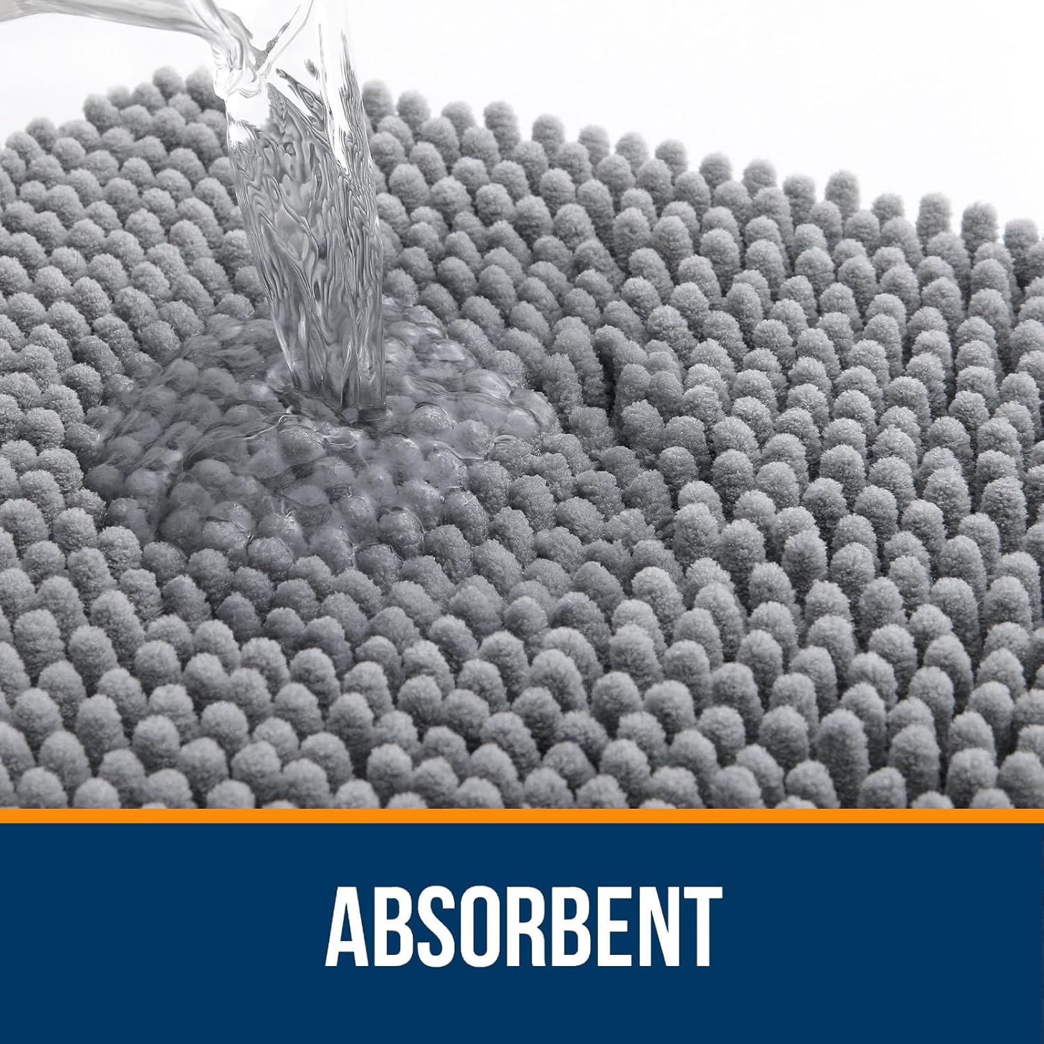 SoftHaven™ – Ultra Soft Chenille Bath Mat for Spa-Like Comfort