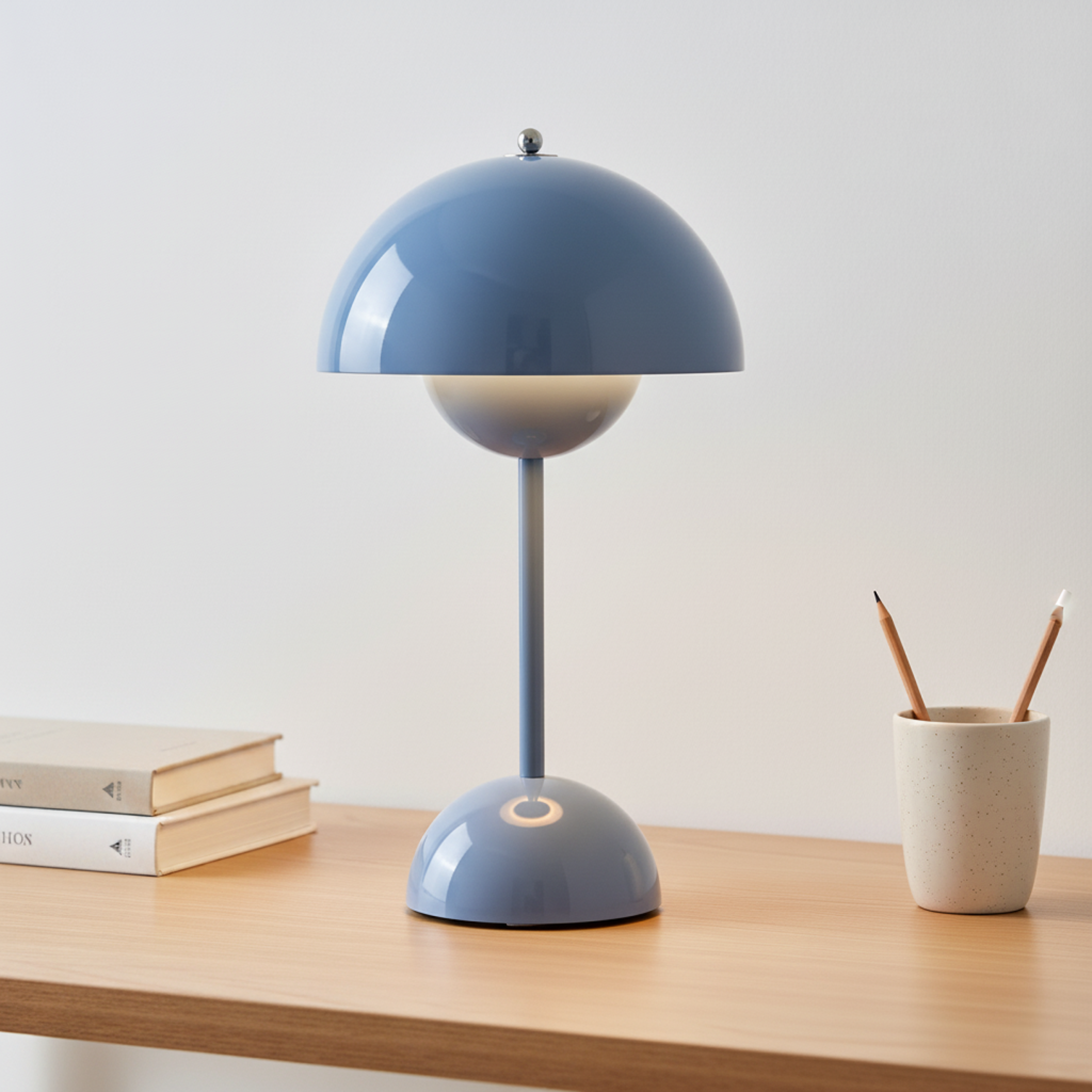 Dimmable Scandinavian Table Lamp with Minimalist Design