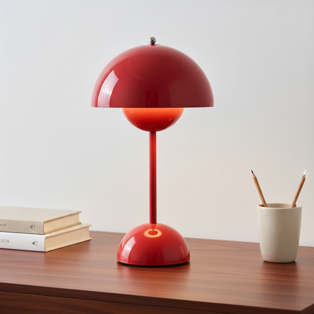 Dimmable Scandinavian Table Lamp with Minimalist Design
