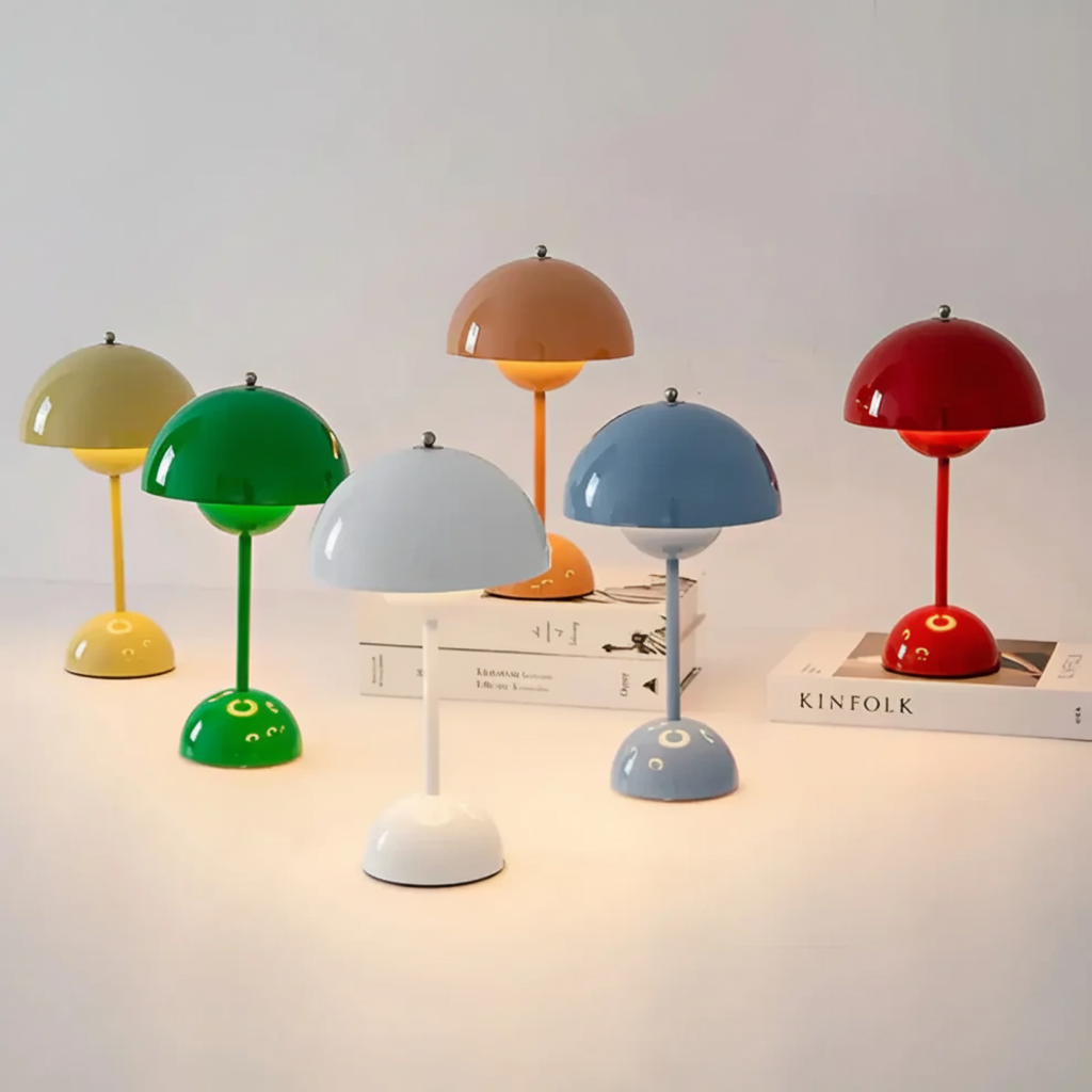 Dimmable Scandinavian Table Lamp with Minimalist Design